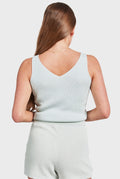 ACADEMY BRAND - Peggy Knit Top - Aquamarine-Tops-Academy Brand Womens-XS-UPTOWN LOCAL