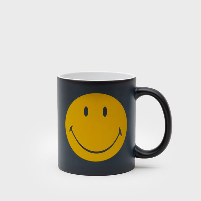 SMILEY - Magic Mug - Black / Yellow-Mugs-Smiley-UPTOWN LOCAL