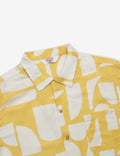 MR SIMPLE - Sunburnt Cuban Bowler Shirt - Natural / Yellow-Shirts-Mr simple-S-UPTOWN LOCAL