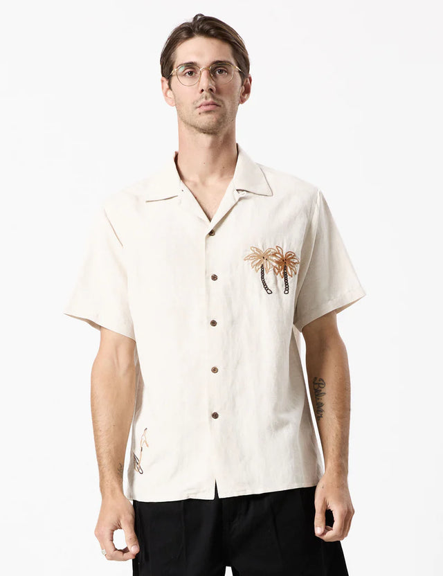 MR SIMPLE - Coco Cuban Embroidered Shirt - Coco-Shirts-Mr simple-S-UPTOWN LOCAL