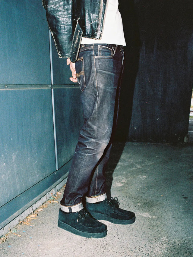 NUDIE JEANS - Solid Ollie Dry Japanese Selvage-Denim-Nudie Jeans-30/30-UPTOWN LOCAL