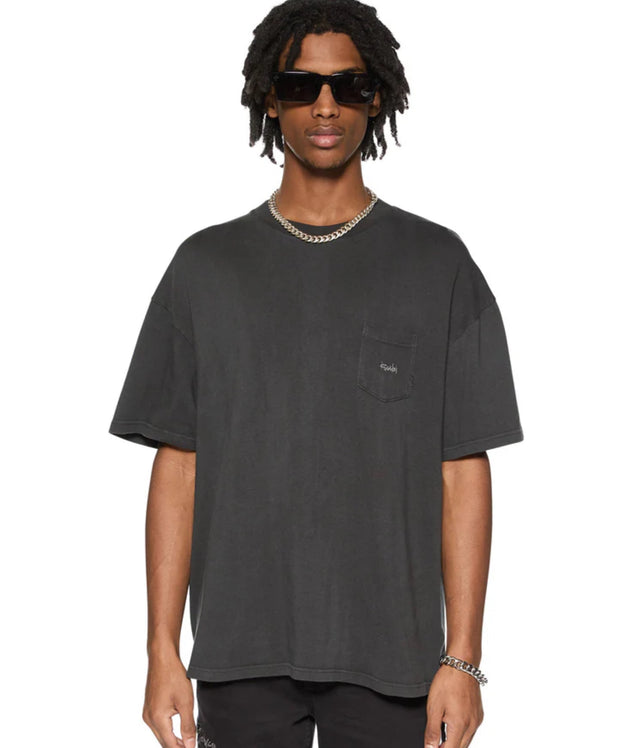 KSUBI - EST Pocket SS Tee - Old Black-T-Shirts-Ksubi-S-UPTOWN LOCAL