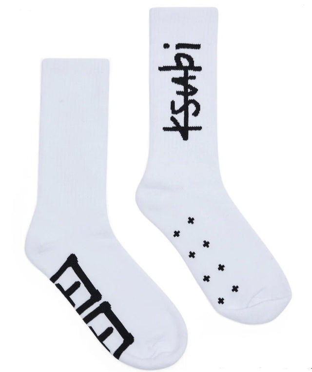 KSUBI - 1999 Ksocks - White Black-Socks-Ksubi-UPTOWN LOCAL