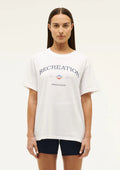 PE NATION - Recreation Tee - Optic White-T-Shirts-PE Nation-XS-UPTOWN LOCAL