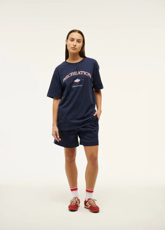 PE NATION - Recreation Tee - Dark Navy-T-Shirts-PE Nation-XS-UPTOWN LOCAL