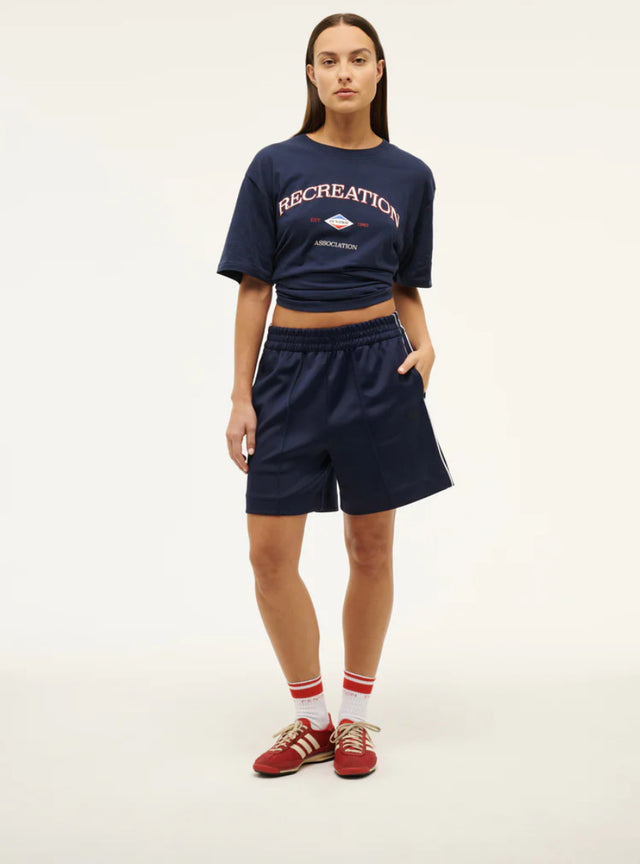 PE NATION - Recreation Tee - Dark Navy-T-Shirts-PE Nation-XS-UPTOWN LOCAL