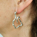 MALM ADORN - Rivus Earrings #1 - 925 Silver-Earrings-Málm Adorn-UPTOWN LOCAL