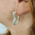 MALM ADORN - Rivus Earrings #3 - 925 Silver-Earrings-Málm Adorn-UPTOWN LOCAL