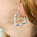 MALM ADORN - Rivus Earrings #6 - 925 Silver-Earrings-Málm Adorn-UPTOWN LOCAL