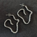 MALM ADORN - Rivus Earrings #2 - 925 Silver-Earrings-Málm Adorn-UPTOWN LOCAL