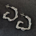 MALM ADORN - Rivus Earrings #6 - 925 Silver-Earrings-Málm Adorn-UPTOWN LOCAL