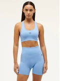 PE NATION - Restore Seamless Sports Bra - Cornflower Blue-Tank top-PE Nation-S-UPTOWN LOCAL