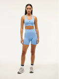 PE NATION - Restore Seamless Sports Bra - Cornflower Blue-Tank top-PE Nation-S-UPTOWN LOCAL