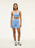 PE NATION - Restore Seamless 5” Bike Short - Cornflower Blue-Shorts-PE Nation-S-UPTOWN LOCAL