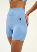 PE NATION - Restore Seamless 5” Bike Short - Cornflower Blue-Shorts-PE Nation-S-UPTOWN LOCAL