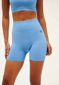 PE NATION - Restore Seamless 5” Bike Short - Cornflower Blue-Shorts-PE Nation-S-UPTOWN LOCAL