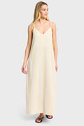 ACADEMY BRAND WOMENS - Garcia Slip Dress - Pine Lemon-Dresses-Academy Brand-XS-UPTOWN LOCAL