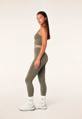 PE NATION - Restore Seamless Legging - Khaki-Activewear-PE Nation-S-UPTOWN LOCAL