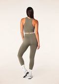 PE NATION - Restore Seamless Legging - Khaki-Activewear-PE Nation-S-UPTOWN LOCAL