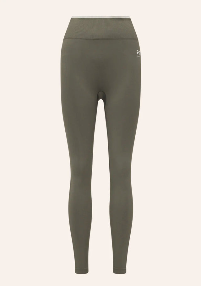 PE NATION - Restore Seamless Legging - Khaki-Activewear-PE Nation-S-UPTOWN LOCAL