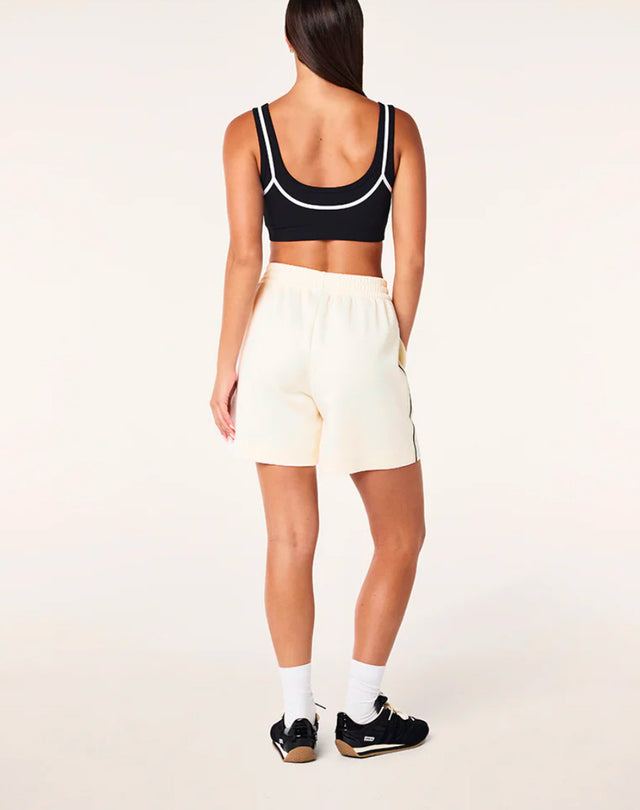 PE NATION - Prelude Track Short - Whisper White Cream-Shorts-PE Nation-XS-UPTOWN LOCAL