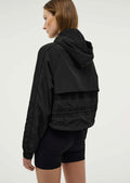 PE NATION - Cropped Man Down Jacket - Black-Jackets-PE Nation-XS-UPTOWN LOCAL