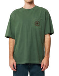 ROLLAS - Embroider Pocket Tee - Thyme-T-Shirts-Rolla's-S-UPTOWN LOCAL