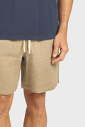 ACADEMY BRAND - Jeff Linen Short - Otter Tan-Shorts-Academy Brand-30-UPTOWN LOCAL