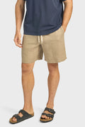 ACADEMY BRAND - Jeff Linen Short - Otter Tan-Shorts-Academy Brand-30-UPTOWN LOCAL