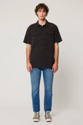 ROLLAS - Ezy Trade Shirt - Washed Black-Shirts-Rolla's-S-UPTOWN LOCAL