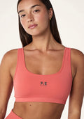 PE NATION - Restore Seamless Scoop Bra - Brick Red-Activewear-PE Nation-S-UPTOWN LOCAL