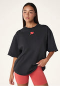 PE NATION - Playfield Tee - Washed Black-T-Shirts-PE Nation-XS-UPTOWN LOCAL