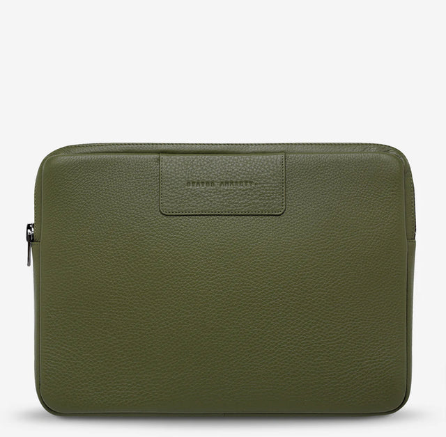 STATUS ANXIETY - Before I Leave Laptop Case-Laptop Cases-Status Anxiety-Khaki-13”-UPTOWN LOCAL