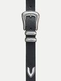 NUDIE JEANS - Western Silver Belt - 80cm-Belts-Nudie Jeans-UPTOWN LOCAL