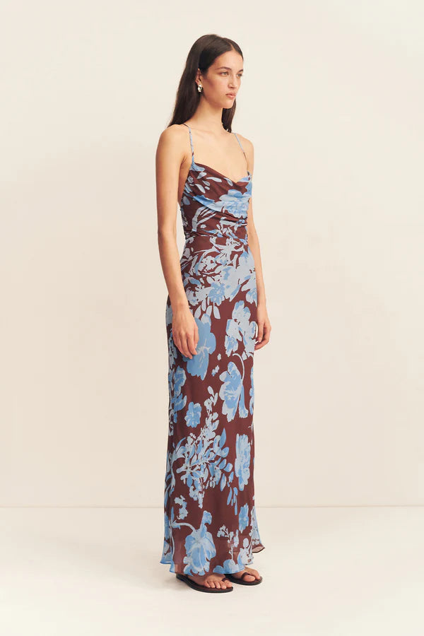 SHONA JOY - Olson Lace Back Maxi Dress - Arcadian Floral-Dresses-Shona Joy-6-UPTOWN LOCAL