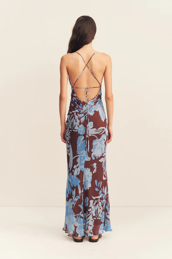 SHONA JOY - Olson Lace Back Maxi Dress - Arcadian Floral-Dresses-Shona Joy-6-UPTOWN LOCAL