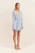 SHONA JOY - Emory Ruffle Mini Dress - Arcadian Blue-Dresses-Shona Joy-6-UPTOWN LOCAL