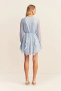 SHONA JOY - Emory Ruffle Mini Dress - Arcadian Blue-Dresses-Shona Joy-6-UPTOWN LOCAL