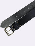 MR SIMPLE - Simple Leather Belt - Black-Belts-Mr. Simple-28/34-UPTOWN LOCAL