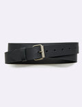 MR SIMPLE - Simple Leather Belt - Black-Belts-Mr. Simple-28/34-UPTOWN LOCAL