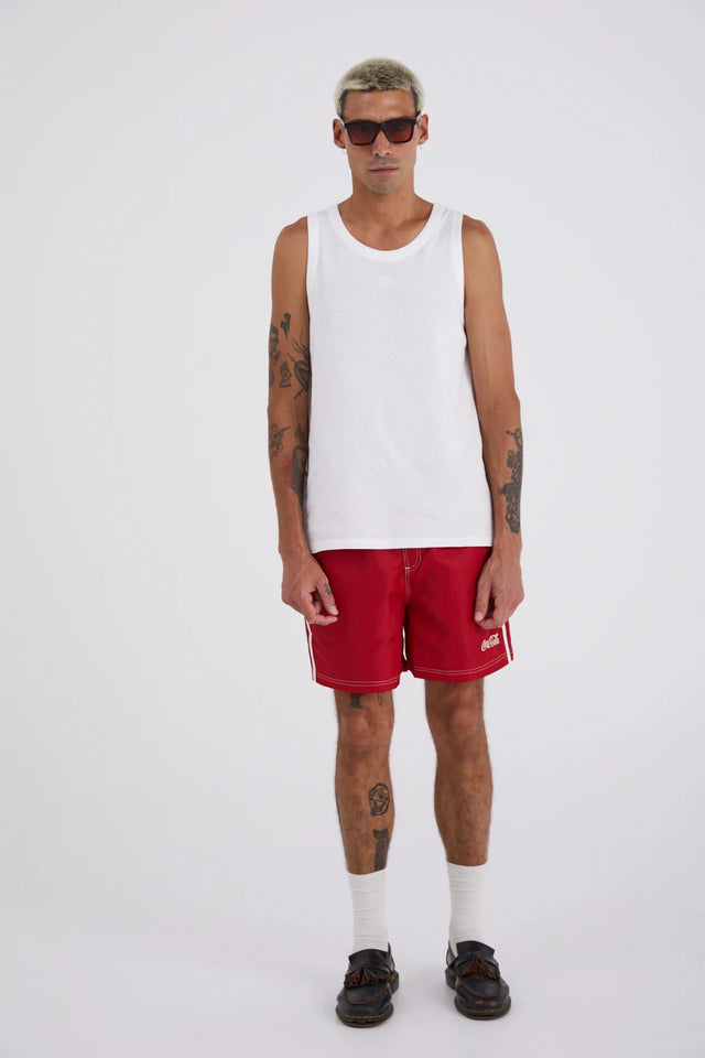 SOMETHING VERY SPECIAL - Classic Coke Nylon Short - Red-Shorts-Something Very Special-S-UPTOWN LOCAL