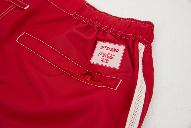 SOMETHING VERY SPECIAL - Classic Coke Nylon Short - Red-Shorts-Something Very Special-S-UPTOWN LOCAL