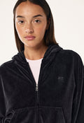 PE NATION - Luxuria Zip Through - Washed Asphalt-Sweaters-PE Nation-XS-UPTOWN LOCAL