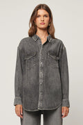 ROLLAS - Classic Denim Shirt - Black Stone-Jackets-Rolla's-6/XS-UPTOWN LOCAL