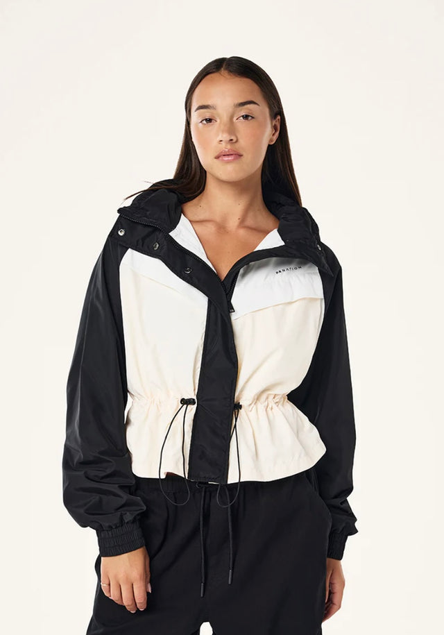 PE NATION - Shelter Jacket - Black / White-Coats & Jackets-PE Nation-XS-UPTOWN LOCAL