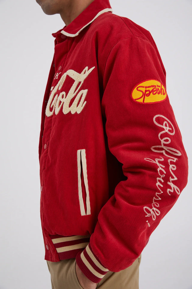 SOMETHING VERY SPECIAL - Classic Coke Varsity Jacket-Jackets-Something Very Special-S-UPTOWN LOCAL