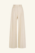 SHONA JOY - Newman High Waisted Pant - Parchment-Pants-Shona Joy-6-UPTOWN LOCAL