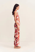 SHONA JOY - Ember Draped Maxi Dress - Blooming Blossom-Dresses-Shona Joy-6-UPTOWN LOCAL