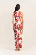 SHONA JOY - Ember Draped Maxi Dress - Blooming Blossom-Dresses-Shona Joy-6-UPTOWN LOCAL