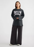 ENA PELLY - Vintage Collegiate Long Sleeve - Vintage Black/ Lavender-Shirts-ENA PELLY-6-UPTOWN LOCAL